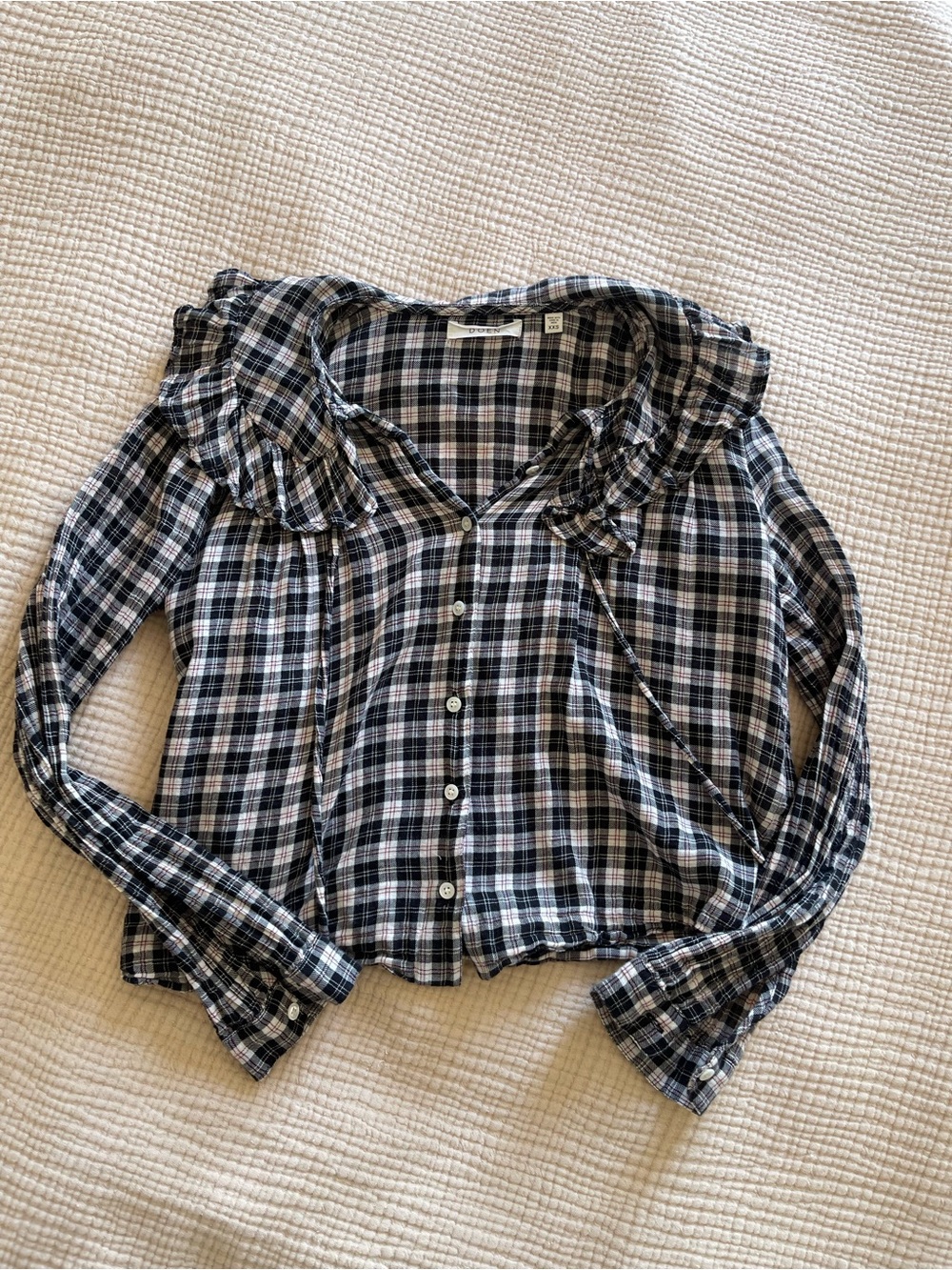 DÔEN Joelle Top in Countryside Plaid